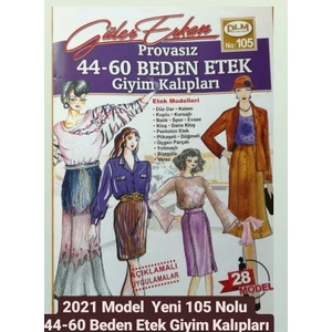 Güler Erkan Provasız 44-60 Beden Etek Giyim Kalıpları Sayı 105