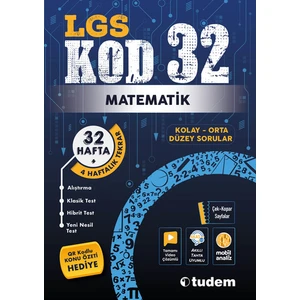 Tudem Yayınları LGS 8. Sınıf Matematik Kod 32