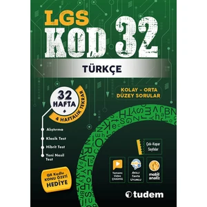 Tudem Yayınları LGS 8. Sınıf Türkçe Kod 32