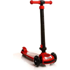 Power Scooter Kırmızı Çocuklar İçin Güvenli Denge ve Akıllı Fren Sistemi