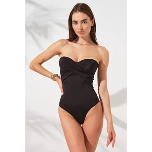 Pierre Cardin Bandy Kaplı Straplez Mayo Siyah 231132