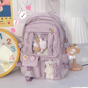 QiQi Store Büyü Kapasiteli Kilitli Okul Çantası (Yurt Dışından)
