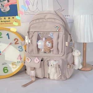 QiQi Store Büyü Kapasiteli Kilitli Okul Çantası (Yurt Dışından)