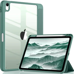 Apple iPad Air 11inç 2024 Air 4/5/6.Nesil 10.9 Kılıf Grafiti Şeffaf Kalem Bölmeli (10.Nesil Değildir)