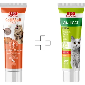 Bio Pet Active Vitalicat 100 ml + Cati Malt Paste 100 ml