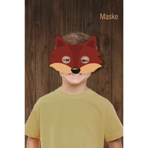 Neşeli Günlerim Kırmızı Başlıklı Kız Kurt Maske  6'lı Doğum Günü * (Kalın Kağıt)