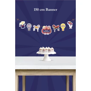 Neşeli Günlerim Lunapark Temalı Büyük Banner *kalın Kağıt 150CM