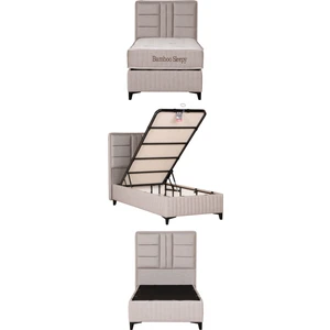 Kilim Mobilya Bamboo Sleepy 2'li Set  Sandıklı Baza + Başlık