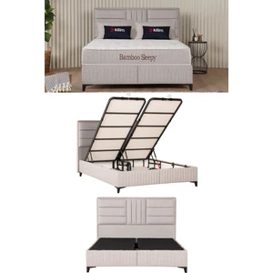 Kilim Mobilya Bamboo Sleepy Set  Sandıklı Baza + Başlık + Yatak