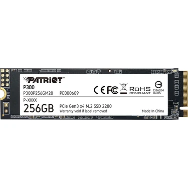 Patriot P300 256GB 1700MB-1100MB M.2 2280 PCIe