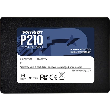 Patriot P210 512GB 520MB-430MB SATA3 SSD Fiyatı