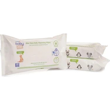 Baby Me Günlük Temizleme Mendili Aloeveralı