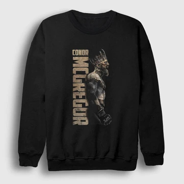 Presmono Unisex Siyah King V2 Ufc Conor Mcgregor Sweatshirt Fiyat