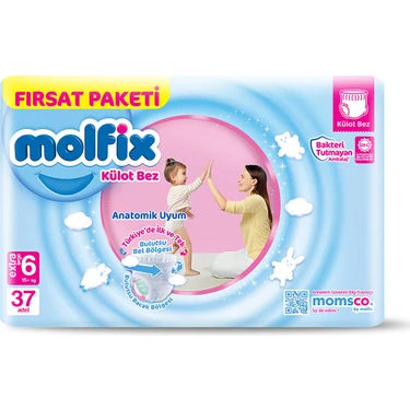 Molfix Külot Bez 6 Beden Extra Large Fırsat Paketi 37