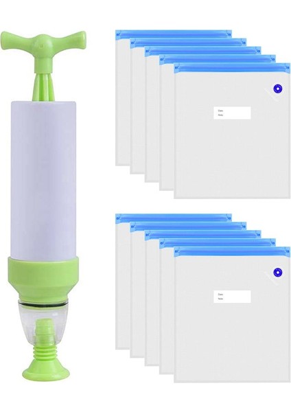 Filament Depolama İçin Manuel Hava Pompası ile 10 Adet Yeniden Kullanılabilir (Yurt Dışından)