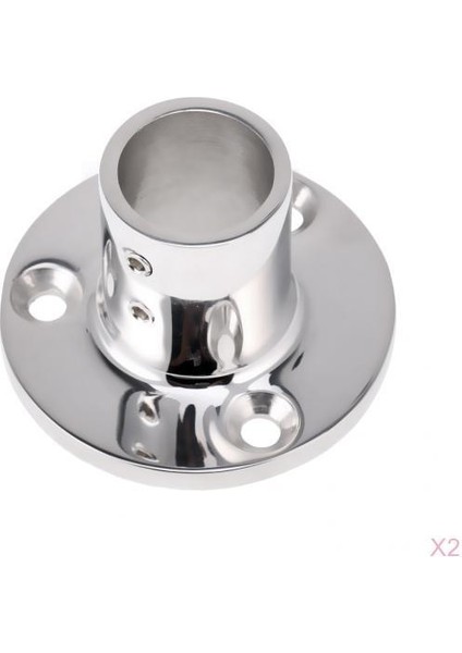 Yulaf Kuşağı Stranchion Yuvarlak Taban Donanım Paslanmaz Çelik Fit 25MM Tüp (Yurt Dışından)