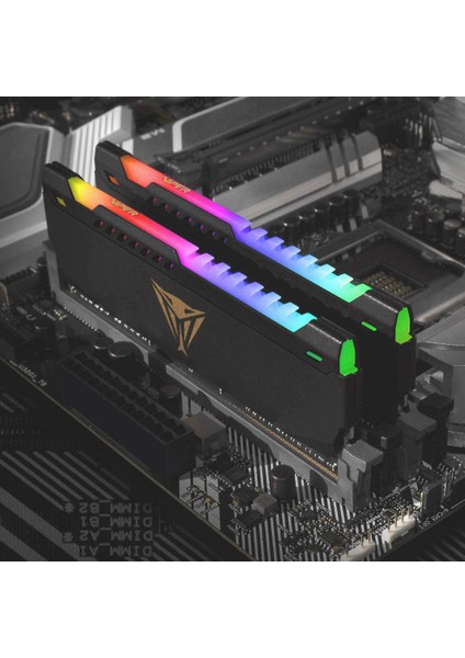 Viper Steel RGB PVSR48G320C8 8GB (1x8GB) DDR4 3200MHz CL18 Gaming Ram