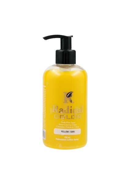 Color Su Bazlı Saç Boyası 250 ml Sarı