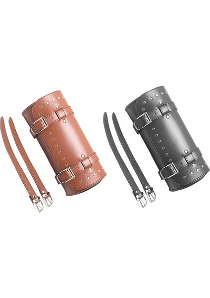 11 Inç Motosiklet İçin 2x Motosiklet Alet Çantası Su Geçirmez Çatal Alet Çantası (Yurt Dışından)