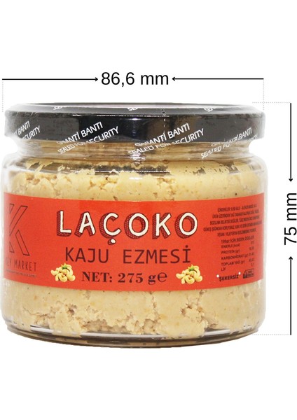 Glutensiz Vegan Doğal Kaju Ezmesi 550 gr