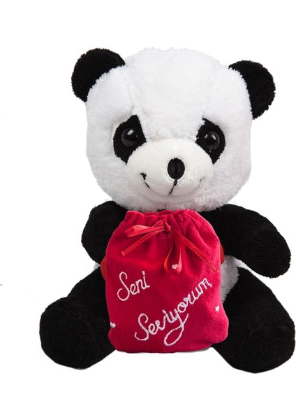 14 Şubat Özel "Seni Seviyorum" Keseli Sevimli Panda-40 cm