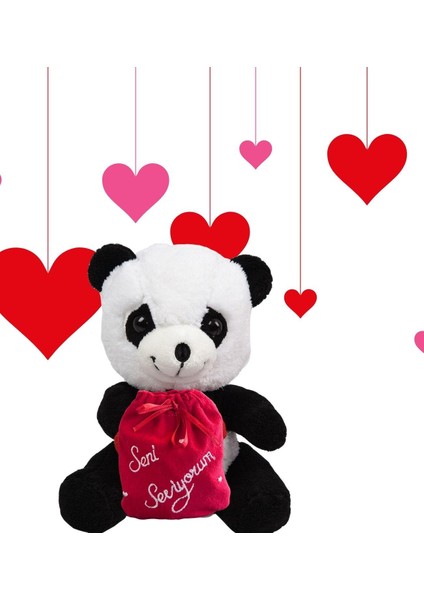 14 Şubat Özel "Seni Seviyorum" Keseli Sevimli Panda-40 cm indirimleri