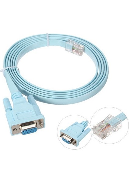 RS232 to RJ45 DB9 cisco konsol kablosu