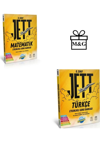 LGS 8. Sınıf Jett Matematik ve Türkçe Soru Bankası