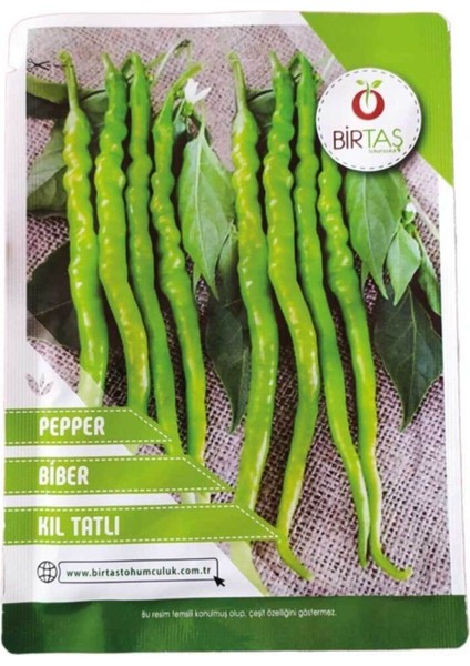 Kıl Tatlı Biber Tohumu Paket
