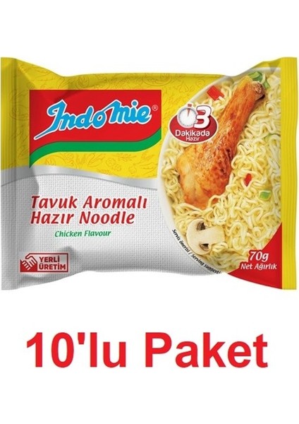 Paket Tavuklu Noodle 75 gr 10'lu