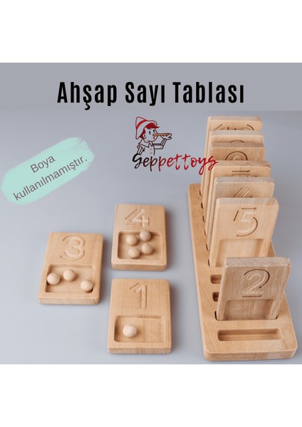 Ahşap Sayı Tablası