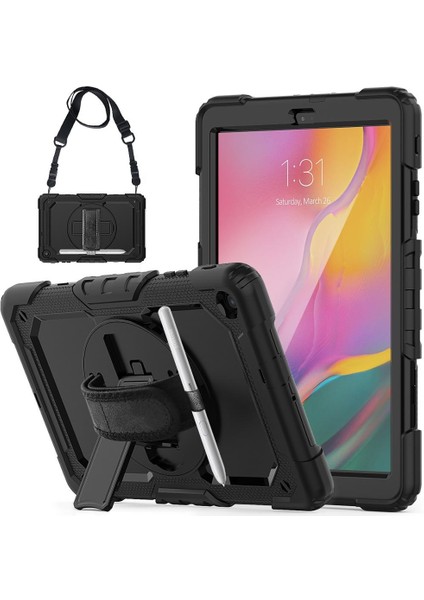 Samsung Galaxy Tab A7 Lite T220 T225 T227 Kılıf Defender Askılı Pars Case Fuji