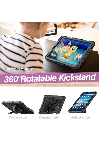 Samsung Galaxy Tab A7 Lite T220 T225 T227 Kılıf Defender Askılı Pars Case Fuji