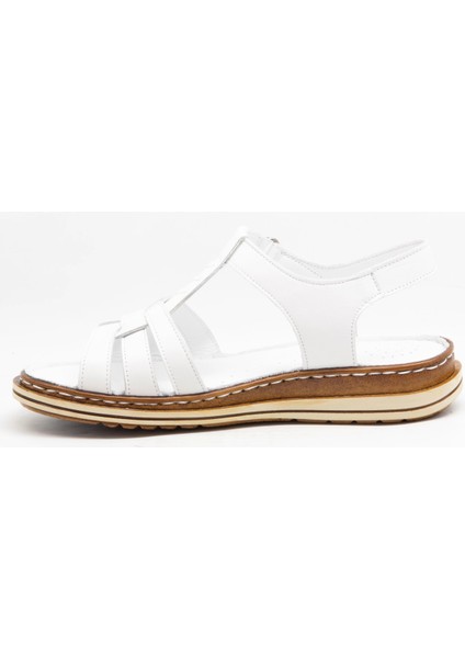 Mrn 017 Beyaz Bayan Comfort Sandalet Terlik Sandalet10 modelleri
