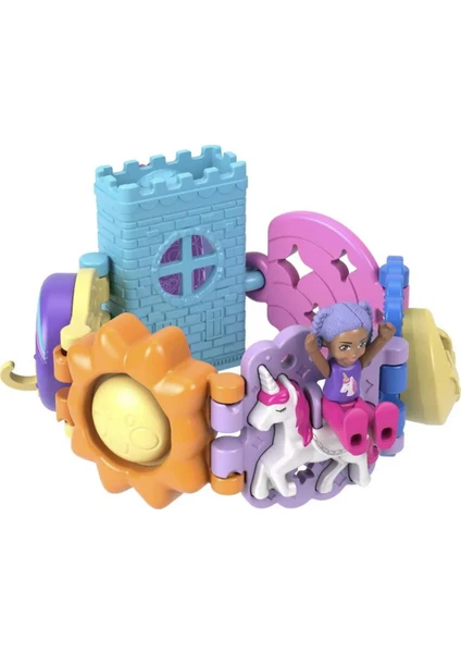 Polly Pocket Bileklik Olabilen Sevimli Oyun Setleri HKV67-HKV68