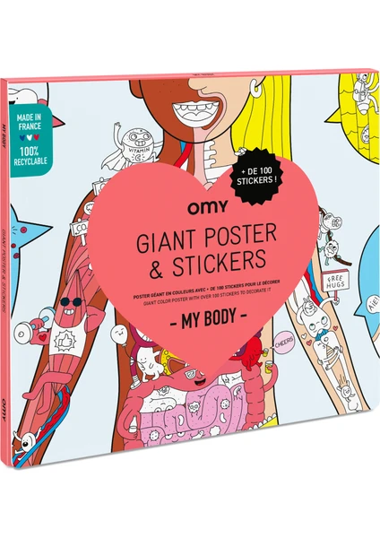 Omy Dev Sticker Poster My Body