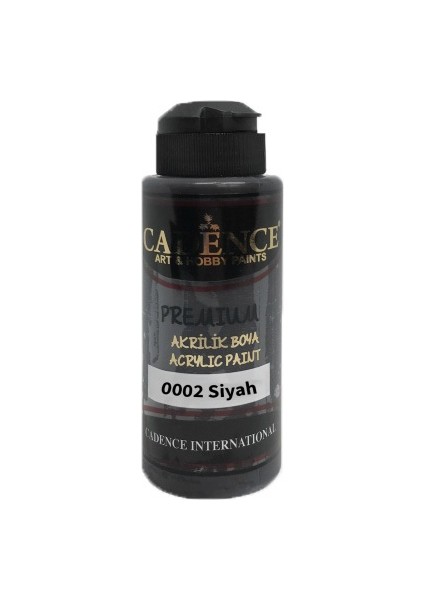 Premium Boya Siyah 120ML N:0002