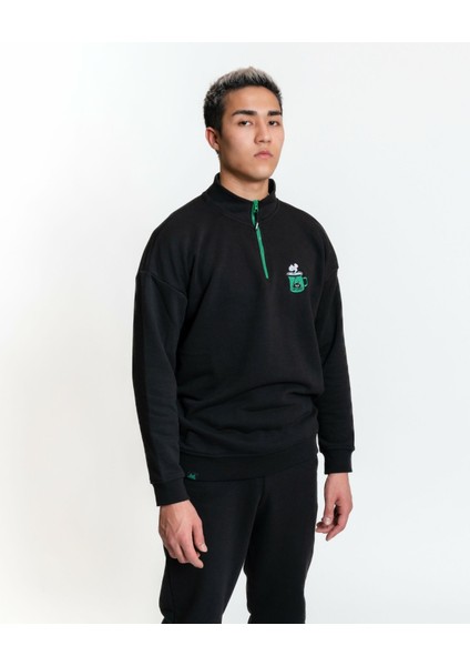 Sweatshirt 01 - Black Erkek Eşofman Üst