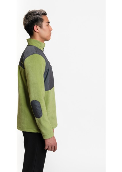 Half-Zip Fleece 02 - Green/anthracite Erkek Yarım Fermuar Polar