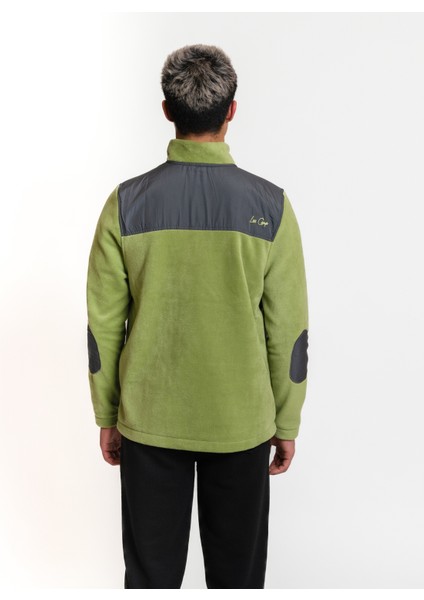 Half-Zip Fleece 02 - Green/anthracite Erkek Yarım Fermuar Polar