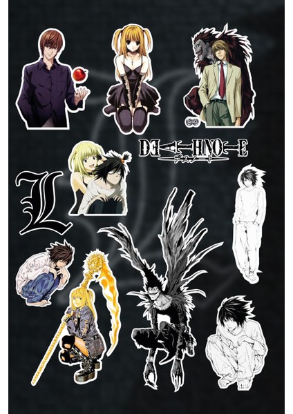 Anime Marketi Death Note Misa Amane Sticker Seti  11 Adet