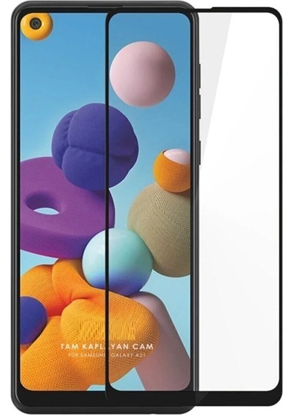 Samsung A21S Uyumlu 9d Tam Kaplayan Parmak Izi Bırakmayan Ekran Koruyucu Film