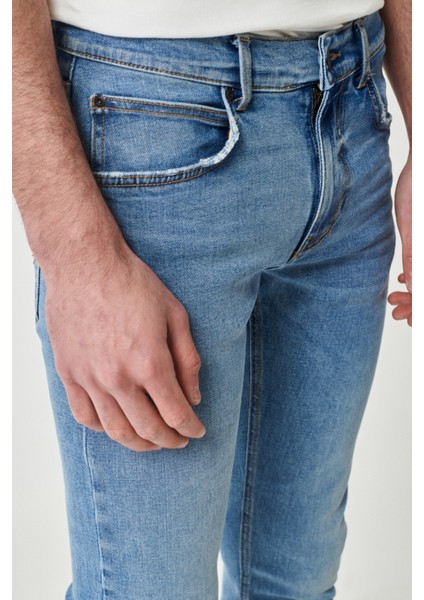 Luke Slim Tapered Fit Normal Bel Esnek Jean Kot Pantolon modelleri