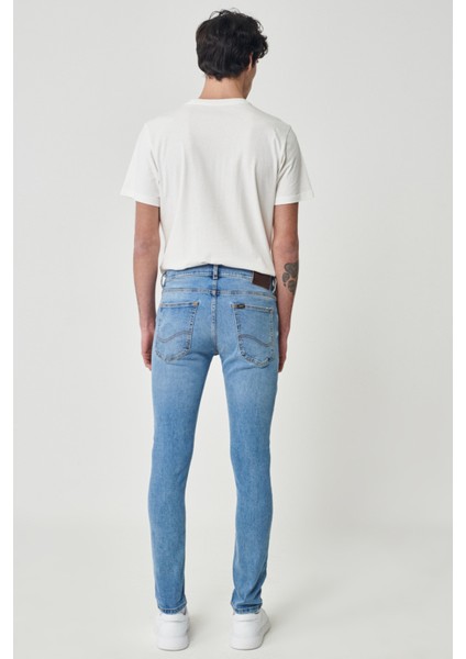 Luke Slim Tapered Fit Normal Bel Esnek Jean Kot Pantolon