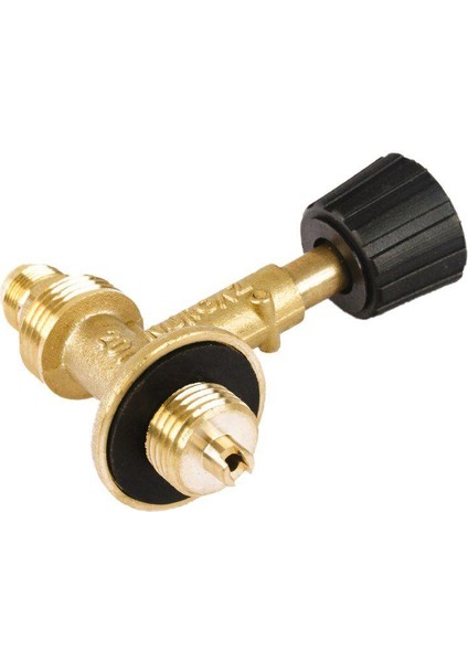 Mavi Tüp Piknik Ocak Gaz Musluğu Kamp Ocağı Için Sarı Prinç Musluk Geniş Çemberbüyük Vidalı Metal