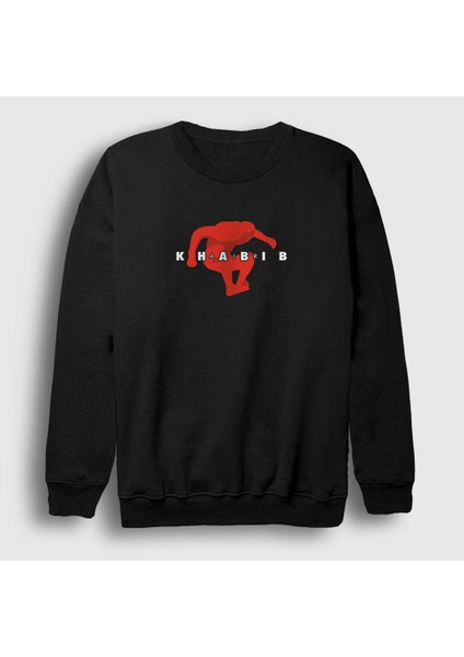 Unisex Siyah Jump Ufc Khabib Nurmagomedov Sweatshirt