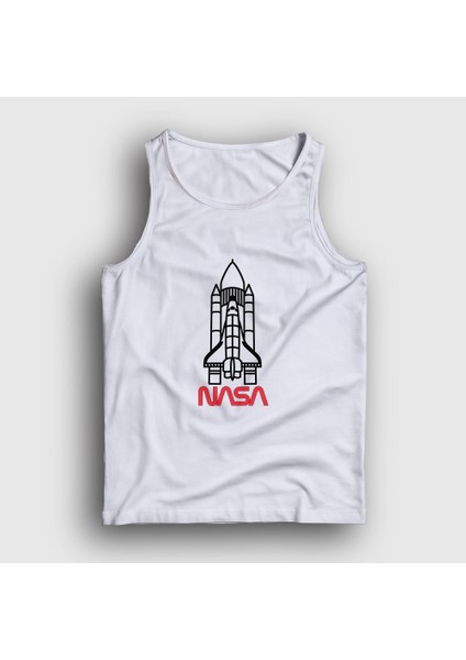 Unisex Beyaz Rocket V2 Nasa Space Uzay Atlet