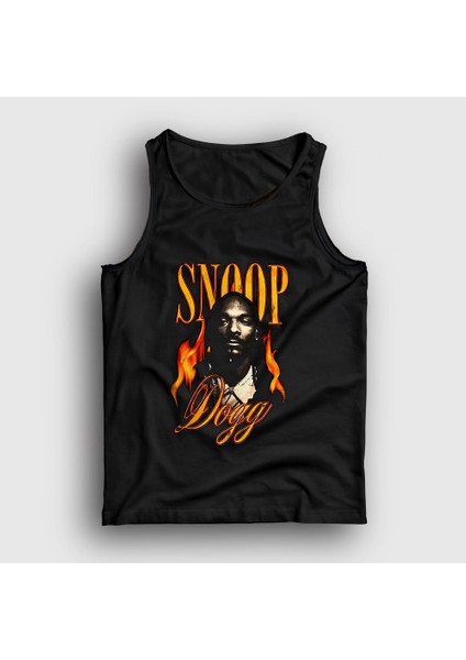 Unisex Siyah Fire Snoop Dogg Atlet
