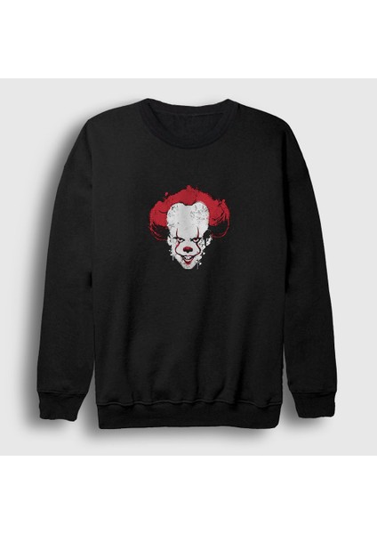 Unisex Siyah Pennywise Stephen King It Sweatshirt