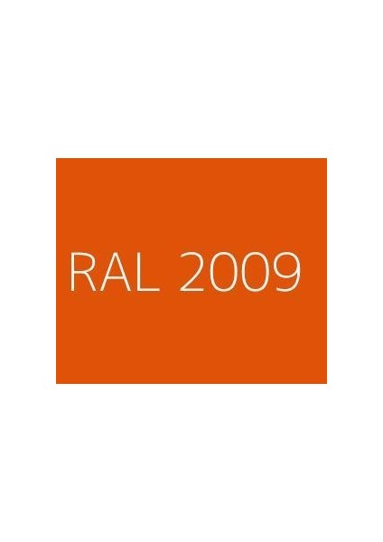 4200 Epoksi Boya 15 Kg+3 kg Ral 2009 Turuncu